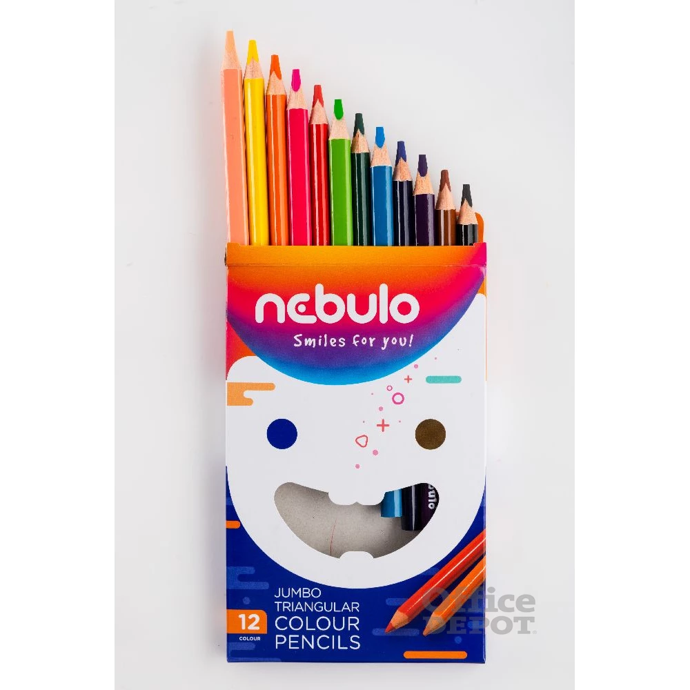 Nebulo Jumbo háromszögletű 12 db-os színesceruza készlet