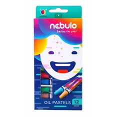 Nebulo 12db-os vegyes színű olajpasztell kréta készlet Nebulo 12db-os vegyes színű olajpasztell kréta készlet