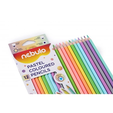 Nebulo pasztell 12db-os vegyes színű színes ceruza Nebulo pasztell 12db-os vegyes színű színes ceruza