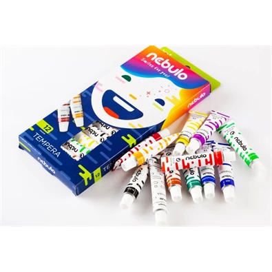 Nebulo 12 féle színű tempera készlet Nebulo 12 féle színű tempera készlet