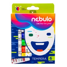 Nebulo 6 féle színű tempera készlet Nebulo 6 féle színű tempera készlet