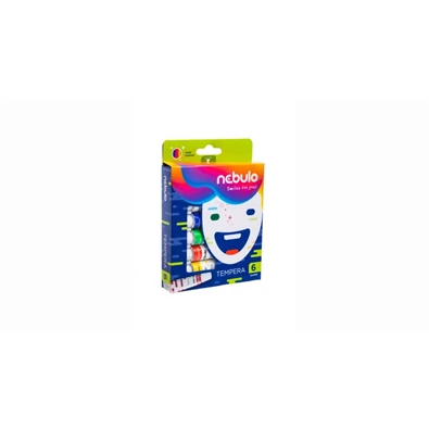 Nebulo 6 féle színű tempera készlet Nebulo 6 féle színű tempera készlet