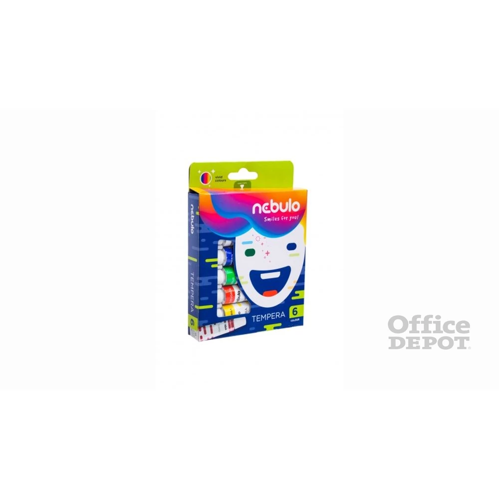 Nebulo 6 féle színű tempera készlet