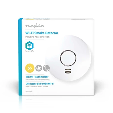 Nedis WIFIDS10WT SmartLife füstérzékelő Nedis WIFIDS10WT SmartLife füstérzékelő