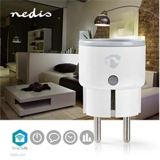 Nedis WIFIP110FWT SmartLife intelligens csatlakozó Nedis WIFIP110FWT SmartLife intelligens csatlakozó