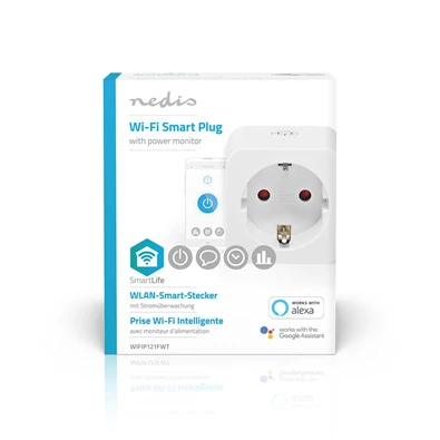 Nedis WIFIP121FWT SmartLife intelligens csatlakozó Nedis WIFIP121FWT SmartLife intelligens csatlakozó