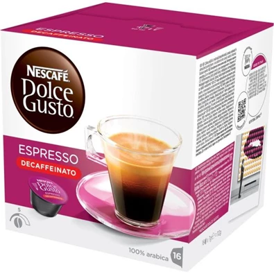 Nescafé Dolce Gusto Espresso koffeinmentes 16 db kávékapszula Nescafé Dolce Gusto Espresso koffeinmentes 16 db kávékapszula