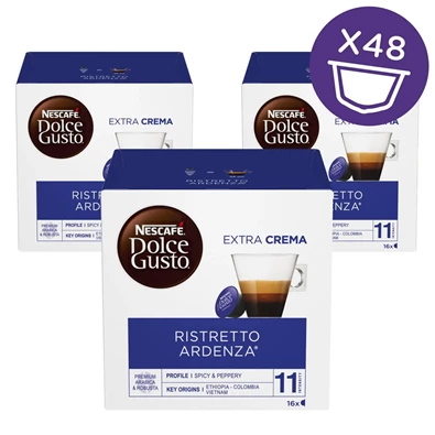 Nescafé Dolce Gusto Ristretto Ardenza tripack 48 db kávékapszula Nescafé Dolce Gusto Ristretto Ardenza tripack 48 db kávékapszula