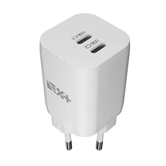 NextOne 35WDUAL-GAN-CHR 35W GaN 2xType-C fehér hálózati töltő NextOne 35WDUAL-GAN-CHR 35W GaN 2xType-C fehér hálózati töltő