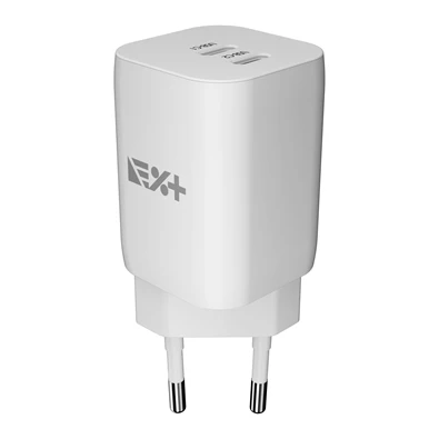 NextOne 35WDUAL-GAN-CHR 35W GaN 2xType-C fehér hálózati töltő NextOne 35WDUAL-GAN-CHR 35W GaN 2xType-C fehér hálózati töltő