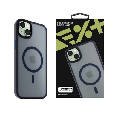 NextOne IPH-15-MAGSF-MISTCASE-MN tiPhone 15 éjfekete szilikon MagSafe hátlap NextOne IPH-15-MAGSF-MISTCASE-MN tiPhone 15 éjfekete szilikon MagSafe hátlap