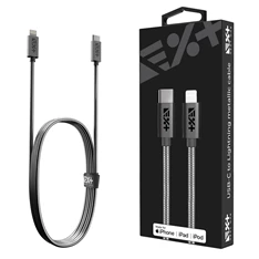 NextOne LGHT-USBC-MET-SG 1,2m USB C-Lightning metál asztroszürke kábel NextOne LGHT-USBC-MET-SG 1,2m USB C-Lightning metál asztroszürke kábel