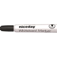 Niceday kerek hegyű fekete táblamarker