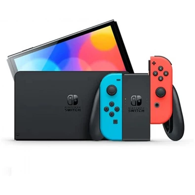 Nintendo Switch OLED Modell Neon Red & Blue Joy-Con játékkonzol Nintendo Switch OLED Modell Neon Red & Blue Joy-Con játékkonzol
