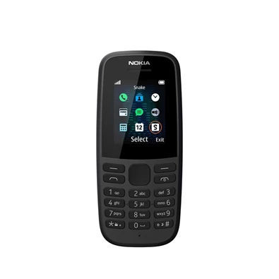 Nokia 105 (2019) 1,77" fekete mobiltelefon Nokia 105 (2019) 1,77" fekete mobiltelefon