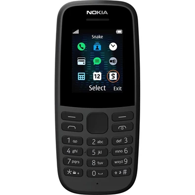 Nokia 105 (2019) 1,77" fekete mobiltelefon + Yettel kártya Nokia 105 (2019) 1,77" fekete mobiltelefon + Yettel kártya