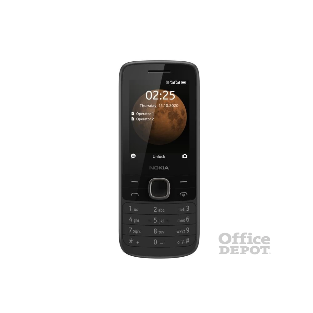 Nokia 225 4G 2,4" Dual SIM fekete mobiltelefon