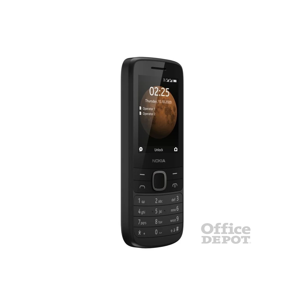 Nokia 225 4G 2,4" Dual SIM fekete mobiltelefon