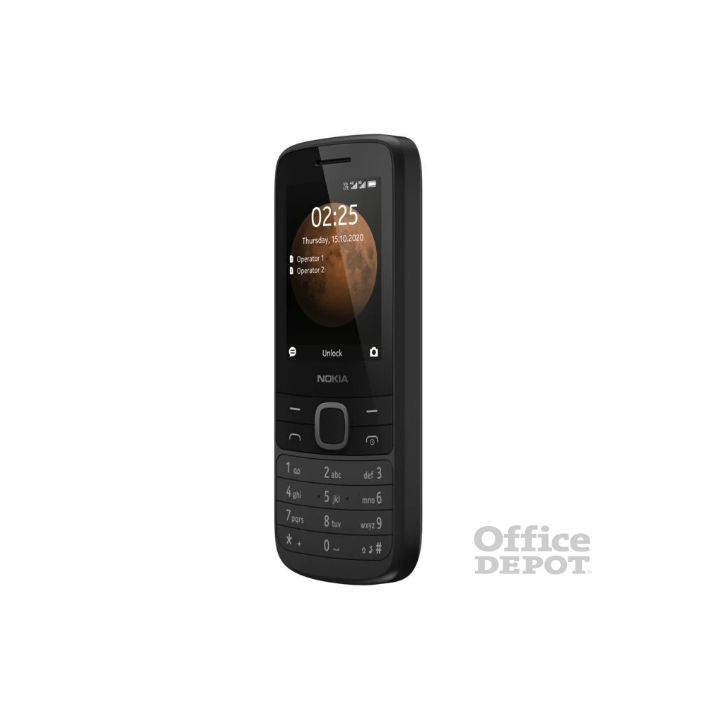 Nokia 225 4G 2,4" Dual SIM fekete mobiltelefon