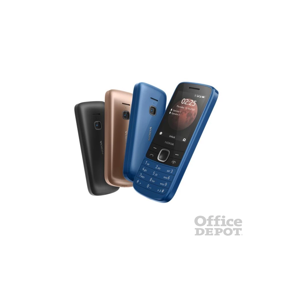 Nokia 225 4G 2,4" Dual SIM fekete mobiltelefon