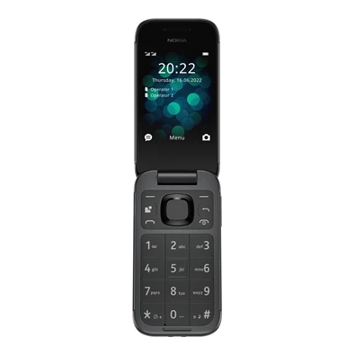 Nokia 2660 Flip 2,8" DualSIM fekete mobiltelefon Nokia 2660 Flip 2,8" DualSIM fekete mobiltelefon