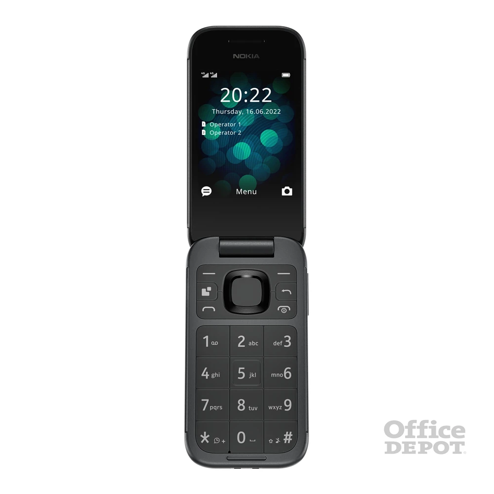 Nokia 2660 Flip 2,8" DualSIM fekete mobiltelefon
