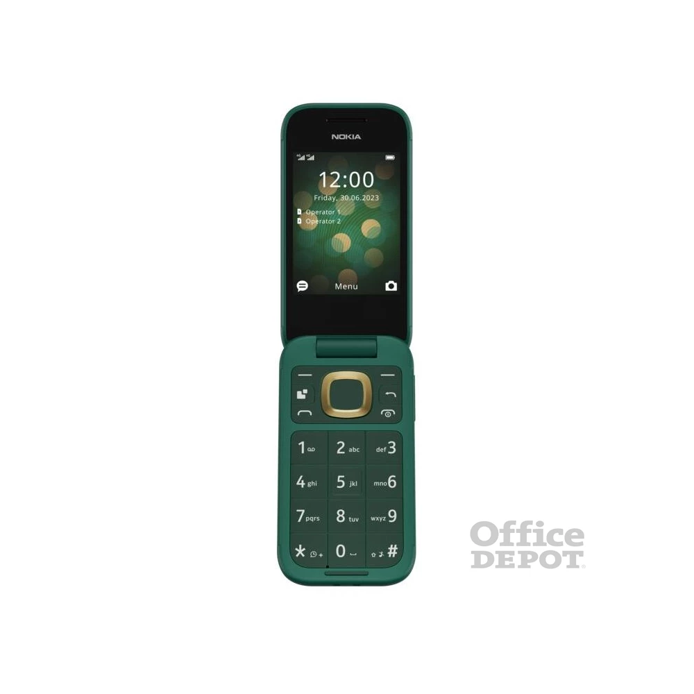 Nokia 2660 Flip 2,8" Dual SIM zöld mobiltelefon