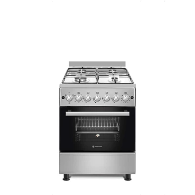 Novacook F6B40EF INX inox kombinált tűzhely Novacook F6B40EF INX inox kombinált tűzhely