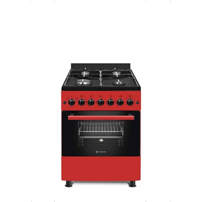 Novacook F6B40EF R meggypiros kombinált tűzhely Novacook F6B40EF R meggypiros kombinált tűzhely
