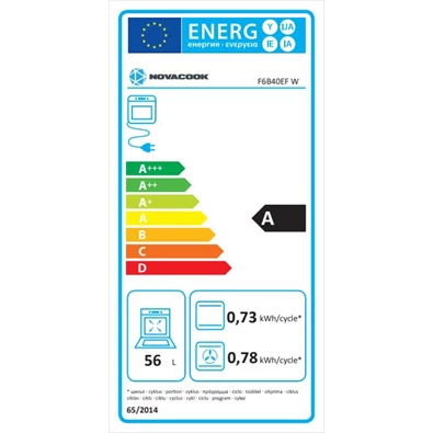 Novacook F6B40EF W kombinált tűzhely Novacook F6B40EF W kombinált tűzhely