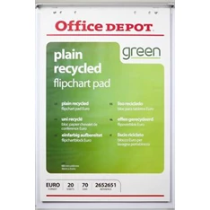 Office Depot 5 tömb újrahasznosított sima flipchart papír Office Depot 5 tömb újrahasznosított sima flipchart papír
