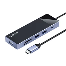 ORICO ORICO-DM-9P-BK-BP 9in1 Type-C USB3.0 x3/USB2.0/USB3.0 c típusú/HDMI/PD100W/TF(microSD)/SD dokkoló ORICO ORICO-DM-9P-BK-BP 9in1 Type-C USB3.0 x3/USB2.0/USB3.0 c típusú/HDMI/PD100W/TF(microSD)/SD dokkoló