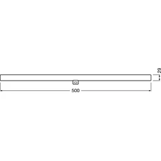 Osram LEDinestra matt üveg búra/7W/470lm/2700K/S14d dimmelhető LED cső izzó Osram LEDinestra matt üveg búra/7W/470lm/2700K/S14d dimmelhető LED cső izzó