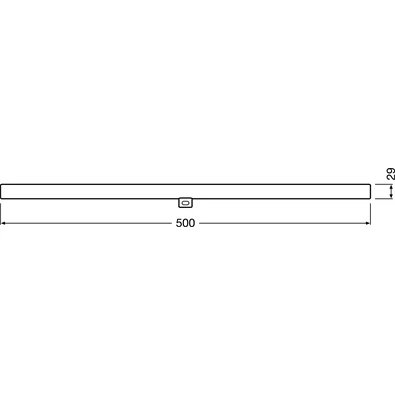 Osram LEDinestra matt üveg búra/7W/470lm/2700K/S14d dimmelhető LED cső izzó Osram LEDinestra matt üveg búra/7W/470lm/2700K/S14d dimmelhető LED cső izzó