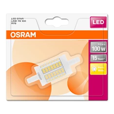Osram Star műanyag búra/11,5W/1521lm/2700K/R7s LED ceruza Osram Star műanyag búra/11,5W/1521lm/2700K/R7s LED ceruza