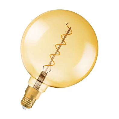 Osram Vintage átlátszó üveg búra/5W/300lm/2000K/E27 LED gömb izzó Osram Vintage átlátszó üveg búra/5W/300lm/2000K/E27 LED gömb izzó
