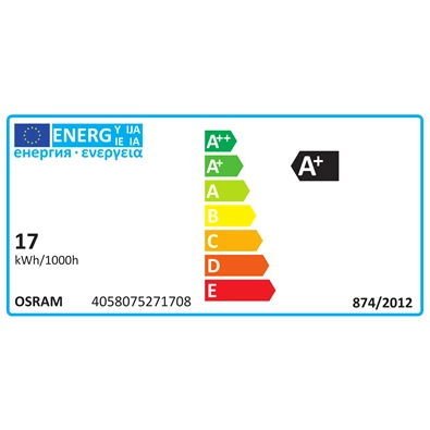 Osram matt műanyag búra/17W/1521lm/2700K/E27 LED körfénycső Osram matt műanyag búra/17W/1521lm/2700K/E27 LED körfénycső