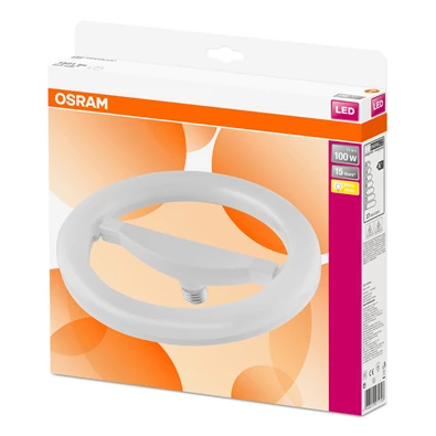 Osram matt műanyag búra/17W/1521lm/2700K/E27 LED körfénycső Osram matt műanyag búra/17W/1521lm/2700K/E27 LED körfénycső