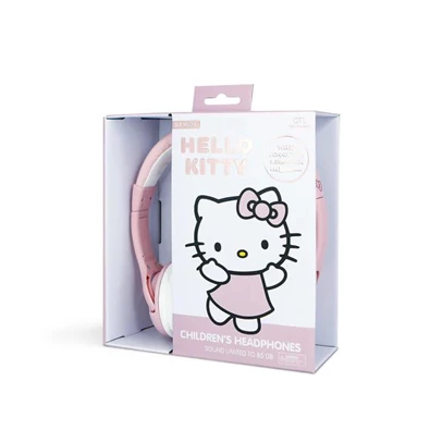 OTL HK1184 Hello Kitty Rose Gold vezetékes gyerek fejhallgató OTL HK1184 Hello Kitty Rose Gold vezetékes gyerek fejhallgató