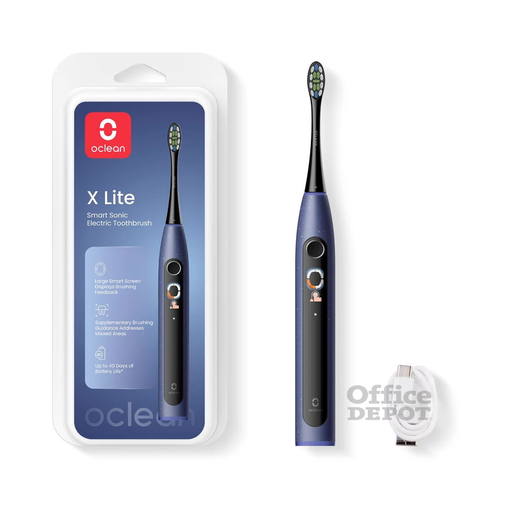 Oclean X Lite Dark Blue Smart Sonic elektromos fogkefe