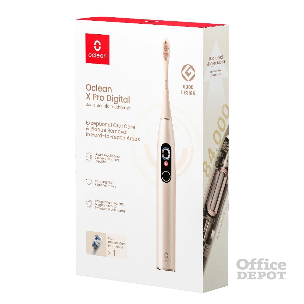 Oclean X Pro Digital szónikus arany elektromos okos fogkefe