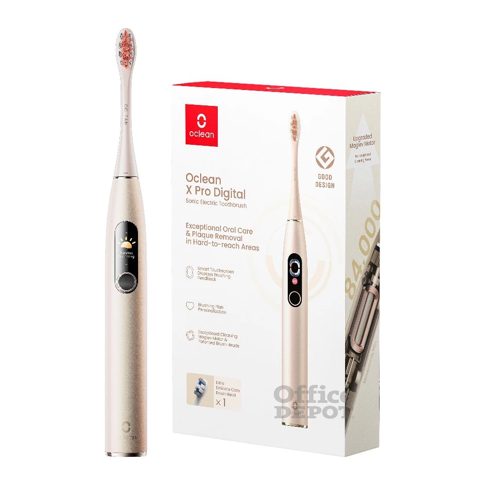 Oclean X Pro Digital szónikus arany elektromos okos fogkefe