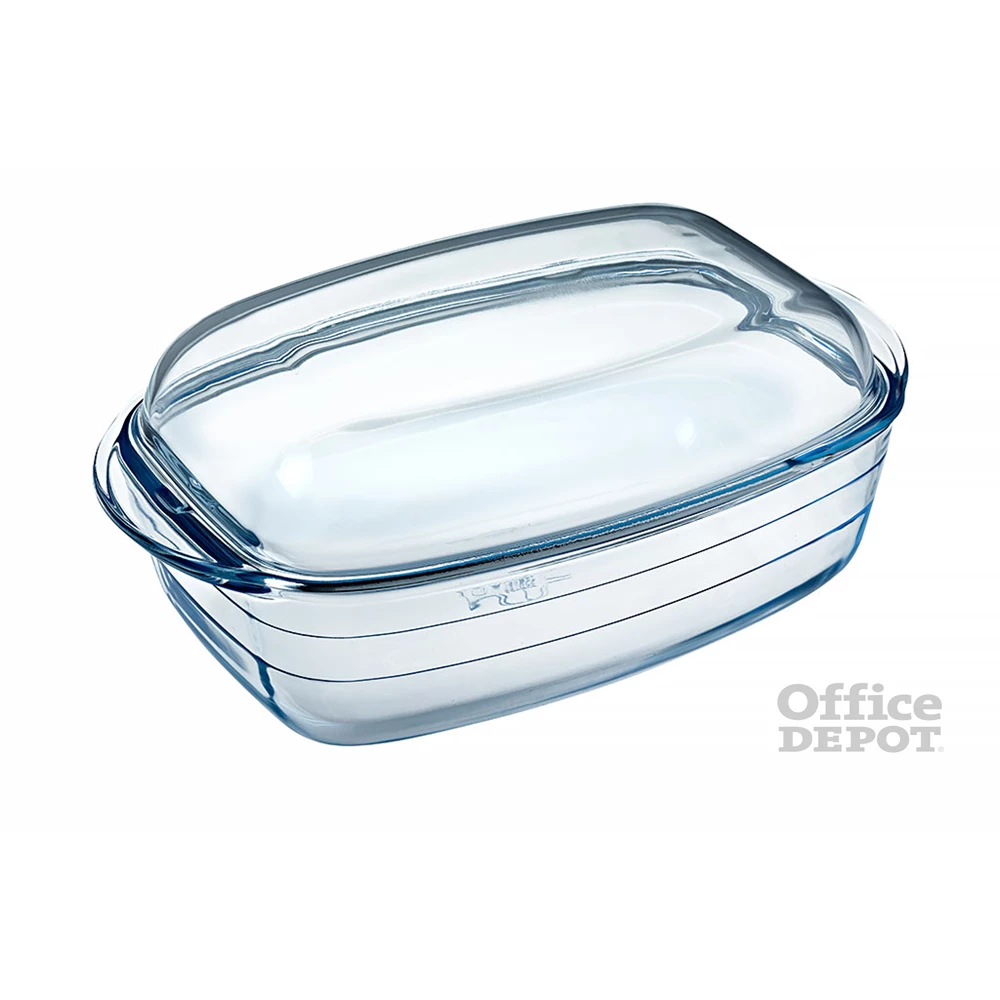 Ocuisine 466AC 37x22 cm 6,5l szögletes fedővel hőálló sütőtál