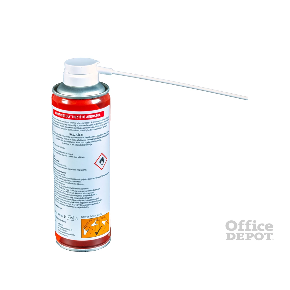 Office Depot 300 ml porpisztoly, tisztító aeroszol