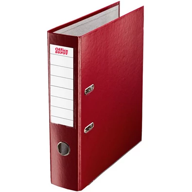 Office Depot A4 7,5cm bordó iratrendező Office Depot A4 7,5cm bordó iratrendező