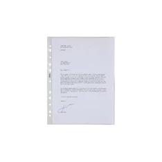 Office Depot A4 80 mikron víztiszta álló 50 db/cs lefűzhető genotherm