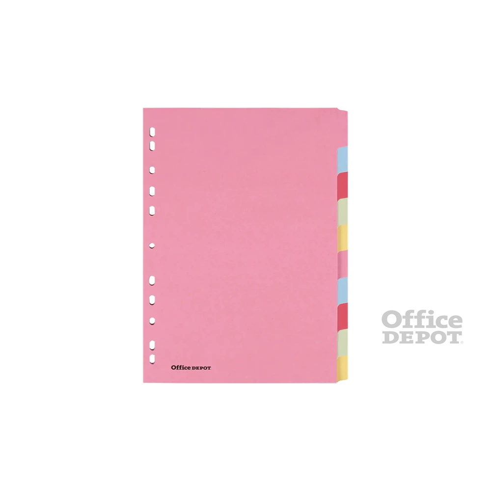 Office Depot A4 karton 10 részes elválasztólap