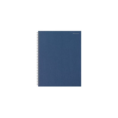 Office Depot A4+  sötétkék keményfedeles, lefűzhető kockás spirálfüzet