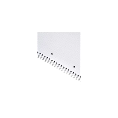 Office Depot A4+  sötétkék keményfedeles, lefűzhető kockás spirálfüzet