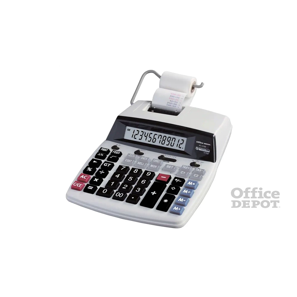 Office Depot AT-2100 szalagos számológép